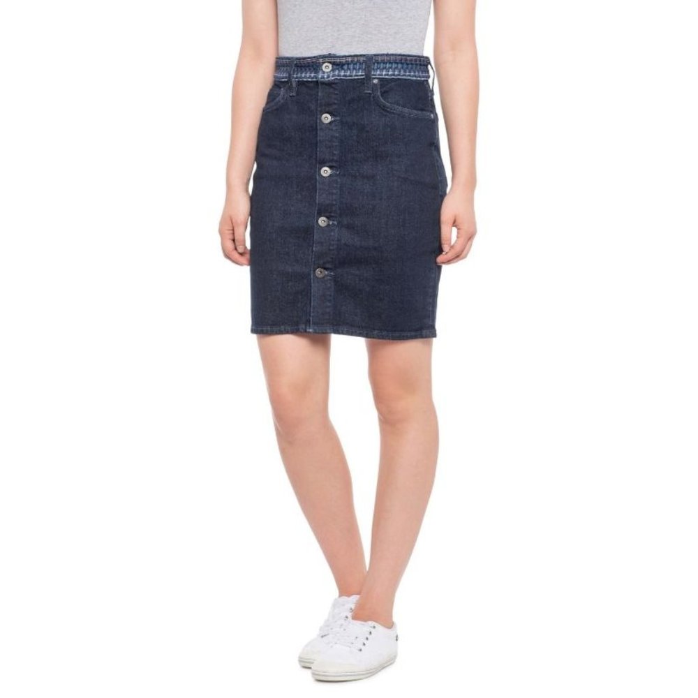 Levi's Women's Sky‎ Rinse High Rise Skirt 25 denim